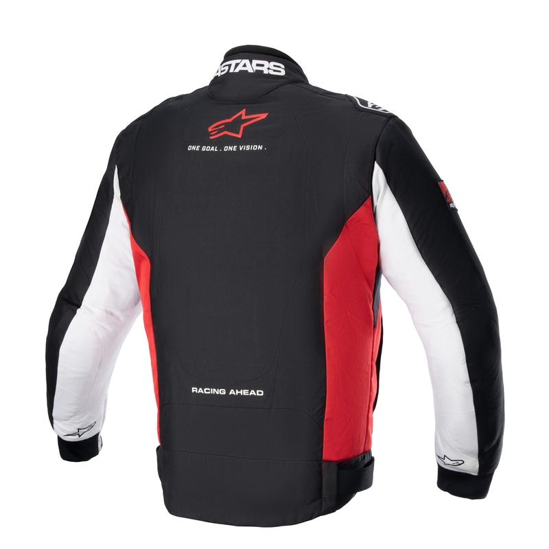 Alpinestars Monza Sport motoristična jakna črno-rdeče-bela
