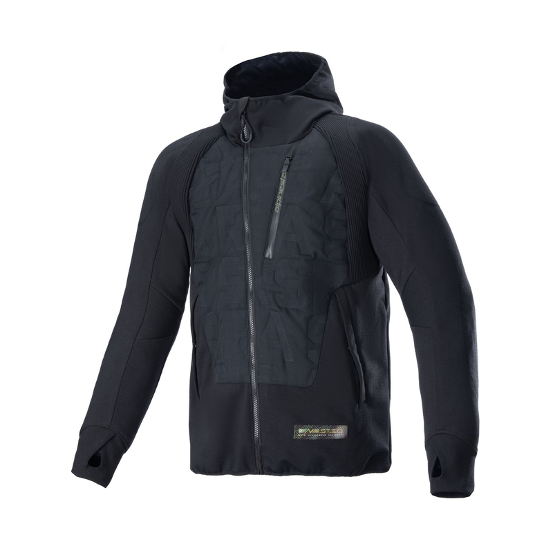 Moto jakna Alpinestars MO.ST.EQ Hybrid črna