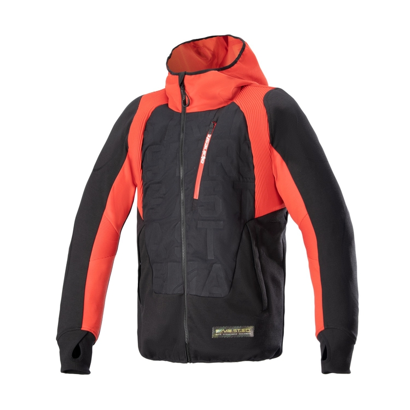 Moto jopa Alpinestars MO.ST.EQ Hybrid črno-rdeča