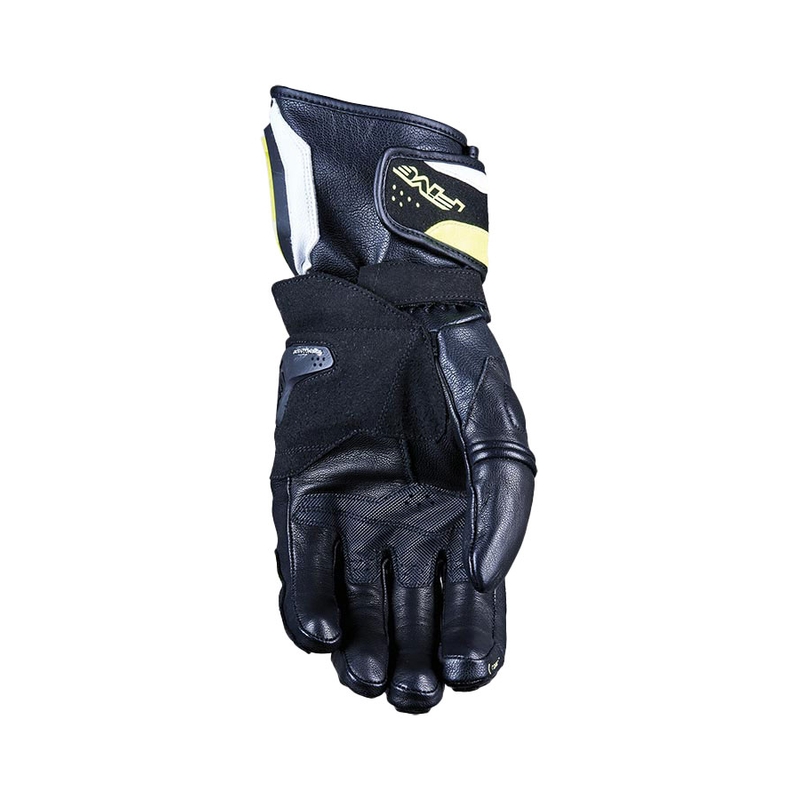 Motoristične rokavice FIVE RFX4 EVO belo-fluo rumene