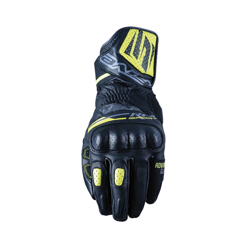 Five RFX Sport motoristične rokavice črno-fluo rumene