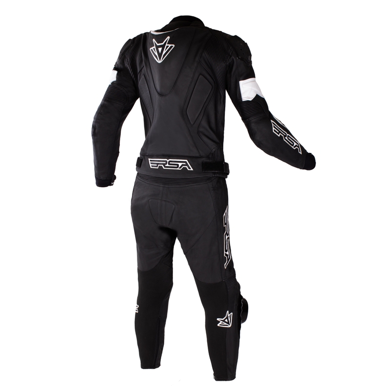 Motoristična obleka RSA GPX 2 črno-bela - II. kakovosti