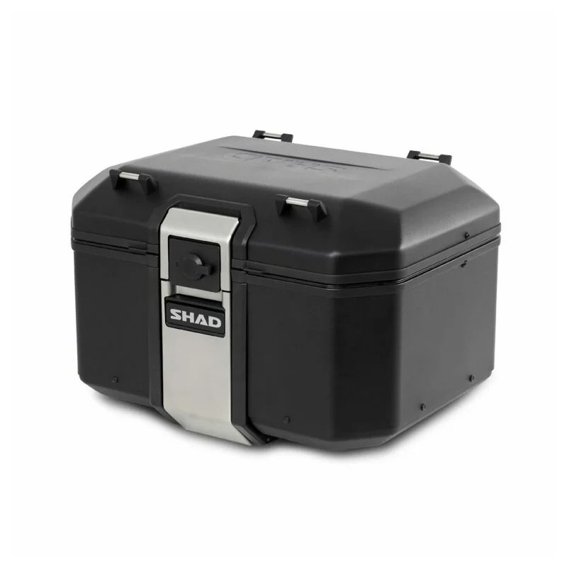 Aluminijasti zgornji kovček za motor SHAD Terra TR48 BLACK EDITION - II. kakovosti razprodaja