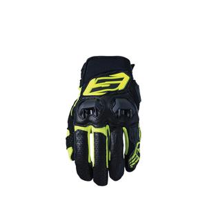 Motoristične rokavice Five SF3 črno-fluo rumene