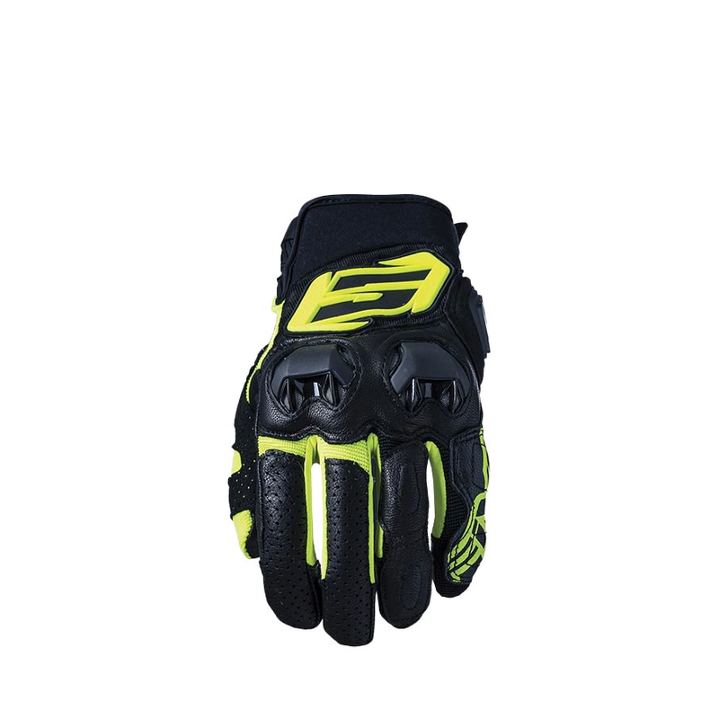 Motoristične rokavice Five SF3 črno-fluo rumene