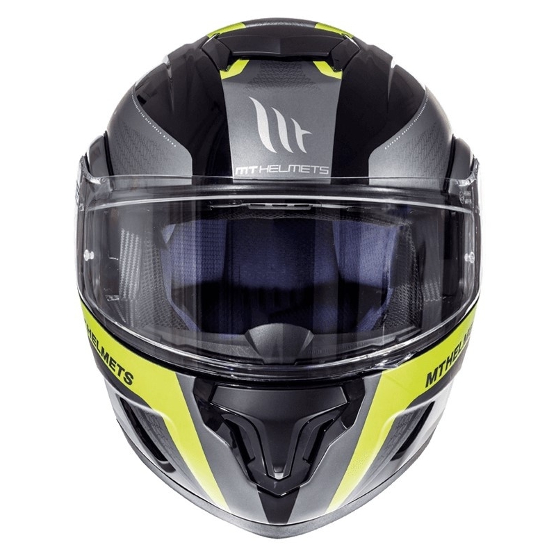 MT Atom Tarmac motoristična čelada črna mat-fluo rumena razprodaja