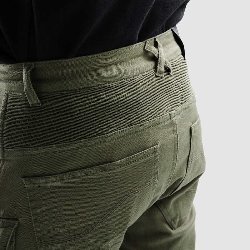 Ozone Faster TP Green Motorcycle Jeans