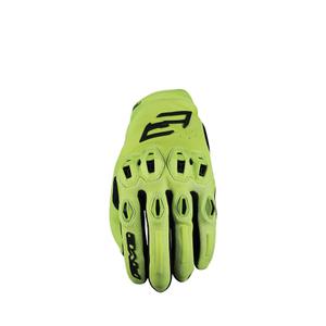 Motoristične rokavice Five Stunt Evo2 fluo rumene