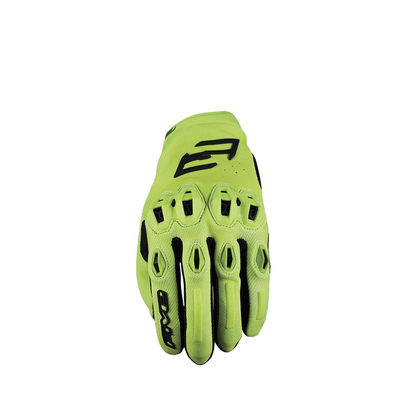 Motoristične rokavice Five Stunt Evo2 fluo rumene