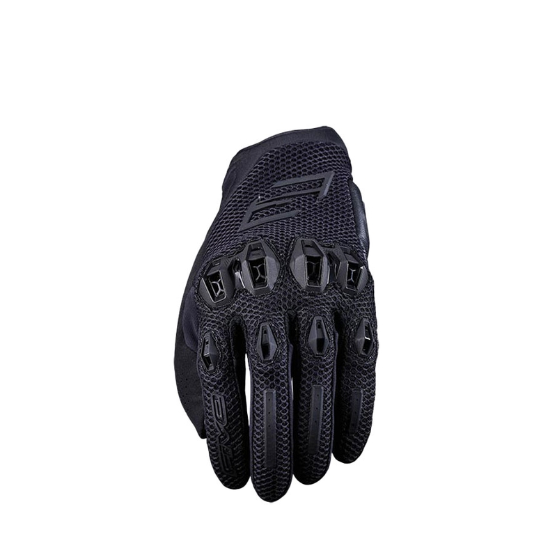 Črne motoristične rokavice Five Stunt Evo2 Airflow
