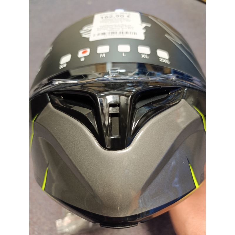 Motoristična čelada na preklop Street Racer Ranger črno-fluo rumena - II. kakovosti