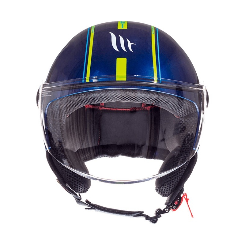 Motoristična čelada Open MT Street Entire Blue-Fluo Yellow razprodaja