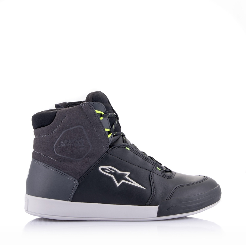 Motoristični škornji Alpinestars Chrome Drystar črno-sivo-fluo rumeni
