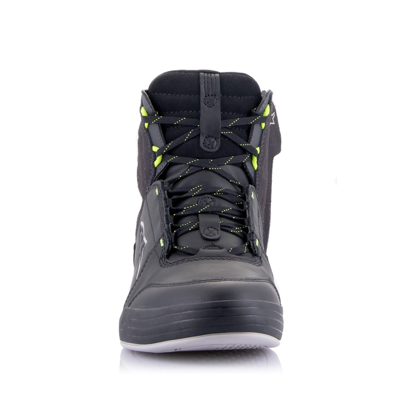 Motoristični škornji Alpinestars Chrome Drystar črno-sivo-fluo rumeni