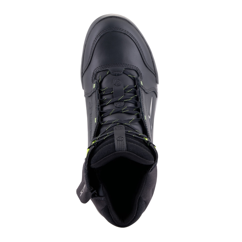 Motoristični škornji Alpinestars Chrome Drystar črno-sivo-fluo rumeni