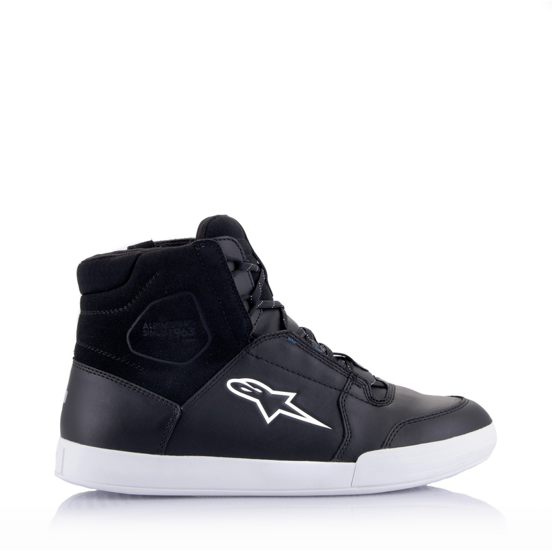 Motoristični škornji Alpinestars Chrome Drystar črno-belo-modri