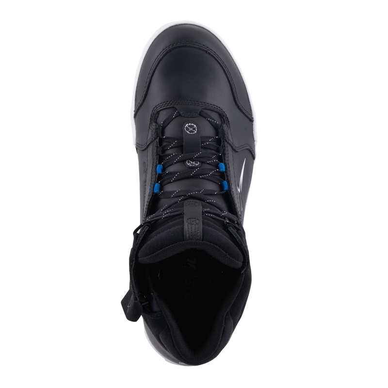 Motoristični škornji Alpinestars Chrome Drystar črno-belo-modri