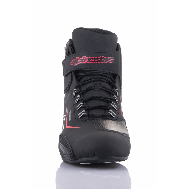 Vodoodporni motoristični škornji Alpinestars Sektor črno-beli-sivi