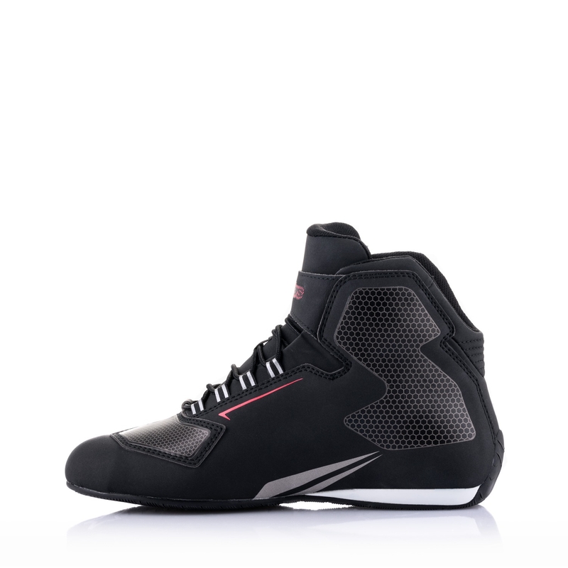 Vodoodporni motoristični škornji Alpinestars Sektor črno-beli-sivi