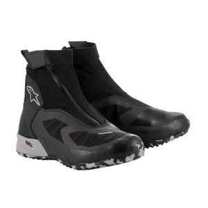 Motoristični škornji Alpinestars CR-8 Gore-Tex črno-sivo-rdeči