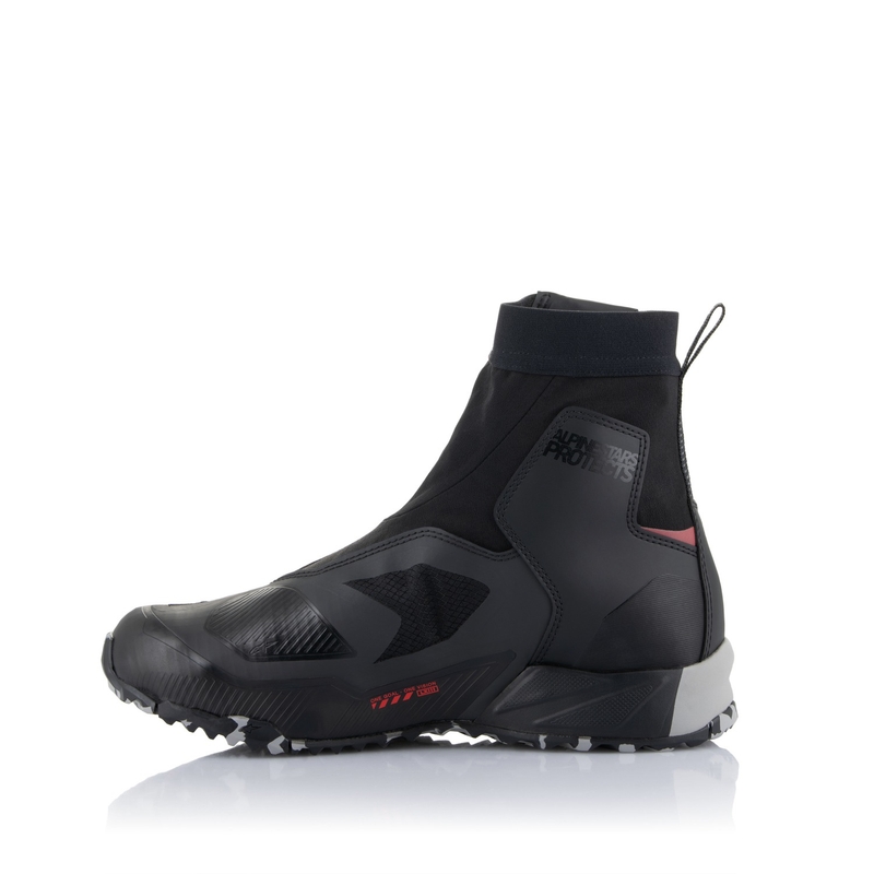 Motoristični škornji Alpinestars CR-8 Gore-Tex črno-sivo-rdeči