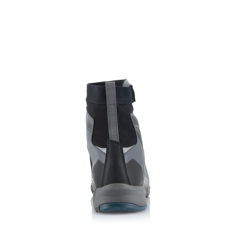Motoristični škornji Alpinestars CR-8 Gore-Tex črno-sivo-modri