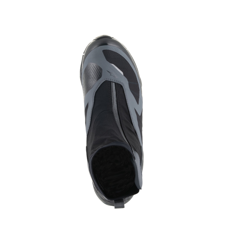 Motoristični škornji Alpinestars CR-8 Gore-Tex črno-sivo-modri