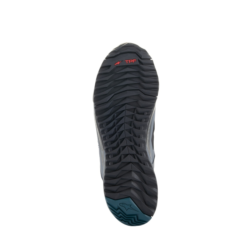 Motoristični škornji Alpinestars CR-8 Gore-Tex črno-sivo-modri