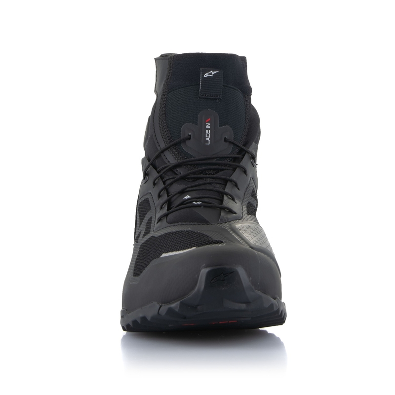 Črno-beli motoristični škornji Alpinestars CR-1