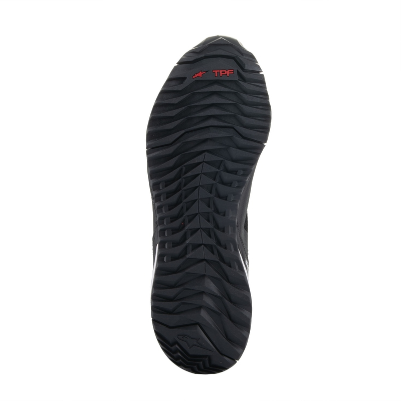 Črno-beli motoristični škornji Alpinestars CR-1