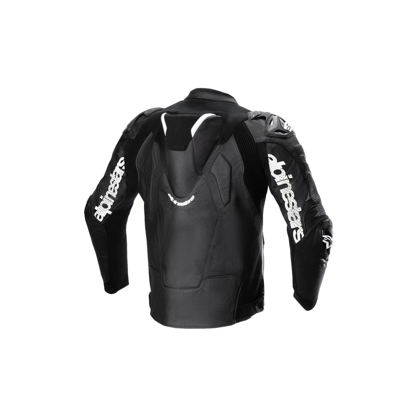 Alpinestars Atem 5 usnjena motoristična jakna črno-bela