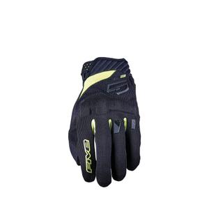 Motoristične rokavice FIVE RS3 EVO črno-fluo rumene