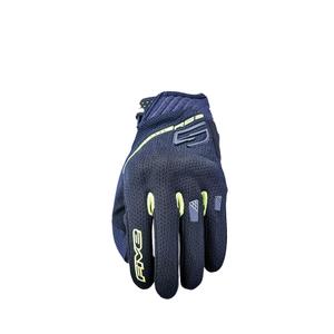 Motoristične rokavice FIVE RS3 EVO Airflow črno-fluo rumene
