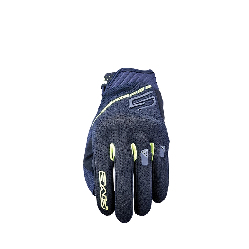 Motoristične rokavice FIVE RS3 EVO Airflow črno-fluo rumene