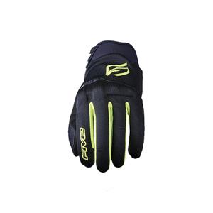 Motoristične rokavice FIVE Globe EVO črno-fluo rumene