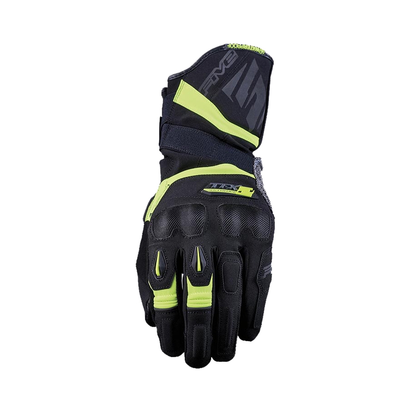 Motoristične rokavice FIVE TFX2 WP črno-fluo rumene