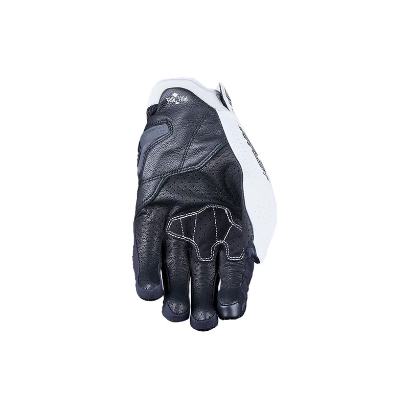 Ženske motoristične rokavice FIVE Stunt EVO 2 Airflow črno-bele