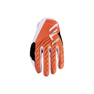 Otroške motokros rokavice FIVE MFX3 EVO oranžno-bele