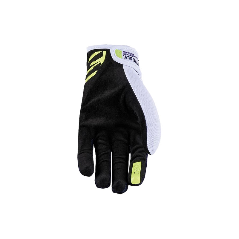 Rokavice za motokros FIVE MXF4 belo-modre-fluo rumene