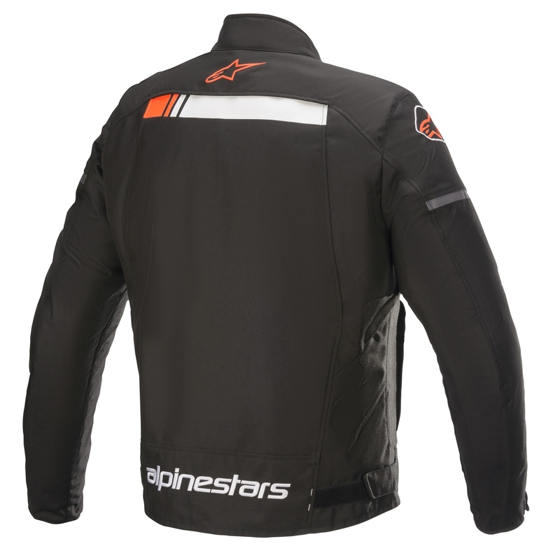 Alpinestars T-SP S Ignition Waterproof motoristična jakna črno-belo-fluo rdeča