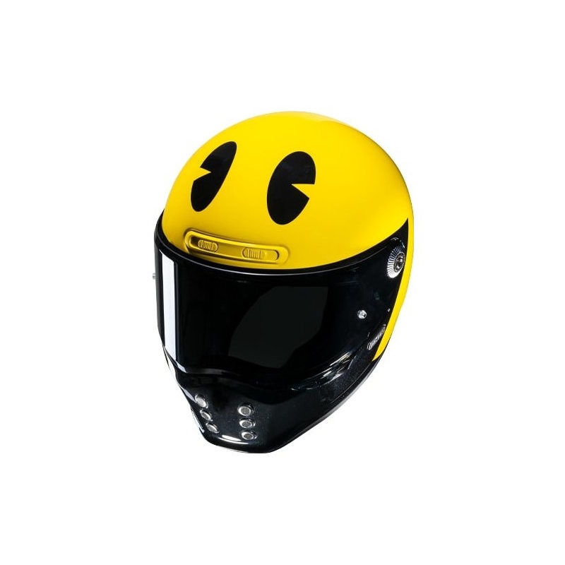 Integralna motoristična čelada HJC V10 Pac-man Bandai Namco rumena