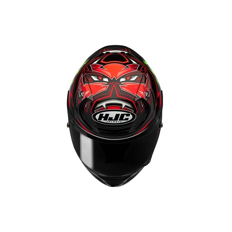 Črna celoobrazna čelada HJC RPHA 12 Quartararo Replica MC1 razprodaja