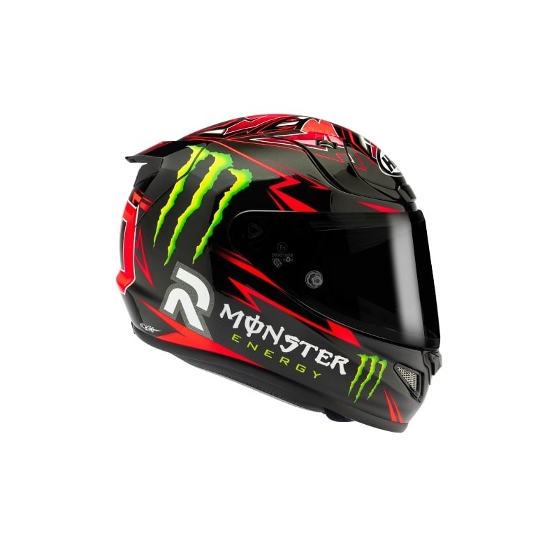 Črna celoobrazna čelada HJC RPHA 12 Quartararo Replica MC1 razprodaja