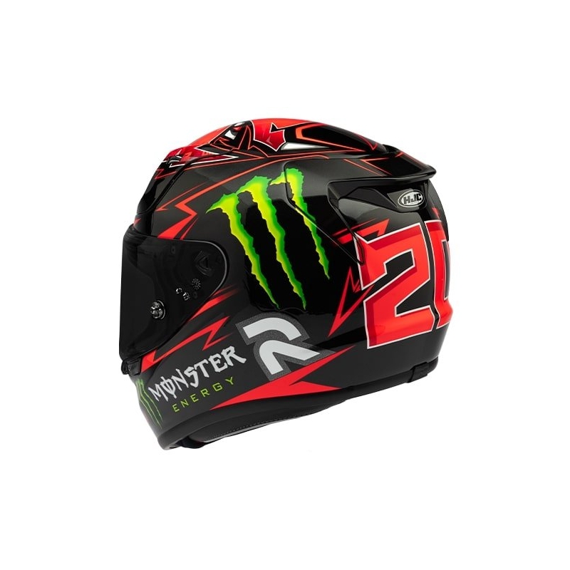 Črna celoobrazna čelada HJC RPHA 12 Quartararo Replica MC1 razprodaja