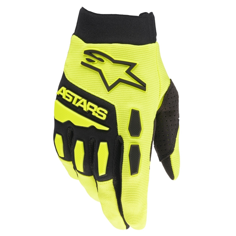 Alpinestars Full Bore motokros rokavice fluo rumeno-črne