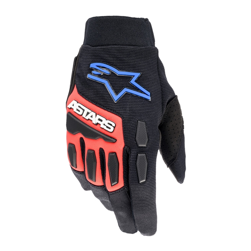 Motokros rokavice Alpinestars Full Bore XT črno-rdeče-modro-bele