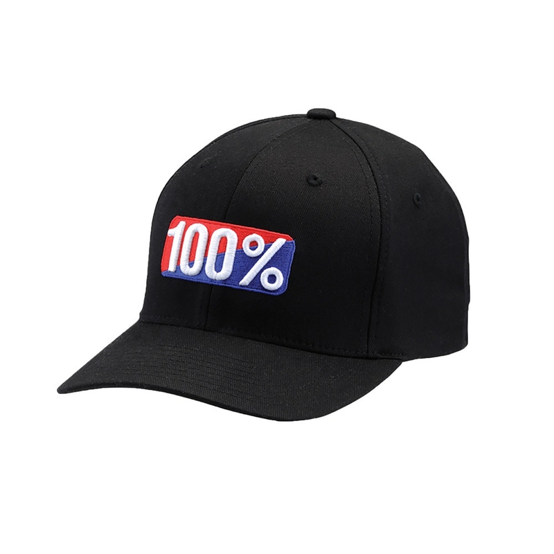 Kapa 100% Classic Flexfit črna