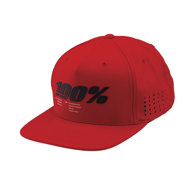 Kapa 100% Drive Snapback rdeča