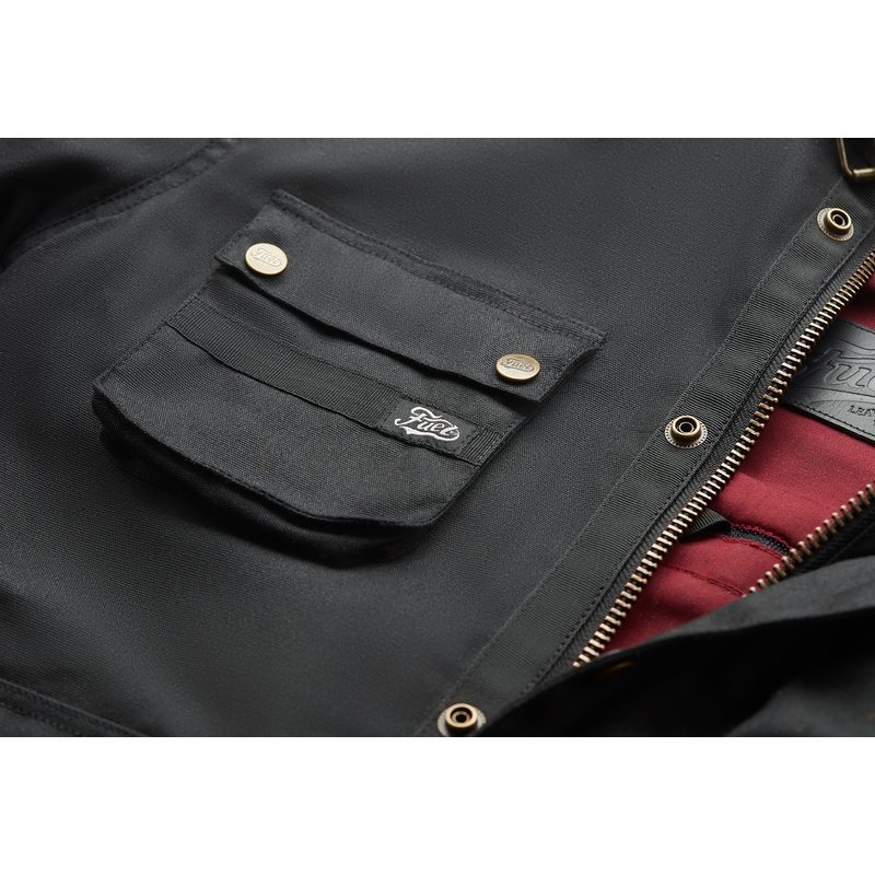 Motoristična jakna Fuel Division 2 črna