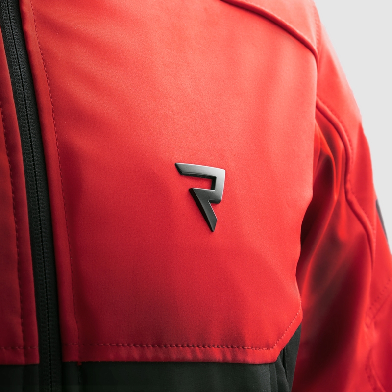 Rebelhorn Slash črno-rdeča softshell motoristična jakna